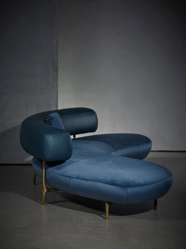 ELLA LIVING - Curved fabric sofa by Piet Boon - view 3